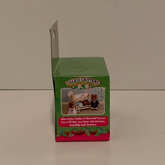 2009 CALICO CRITTERS OF CLOVERLEAF CORNERS BUNK BED SET (CRITTERS NOT INCLUDED) - Picture 4 of 5
